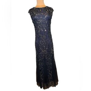 Pisarro Nights navy beaded size 4P